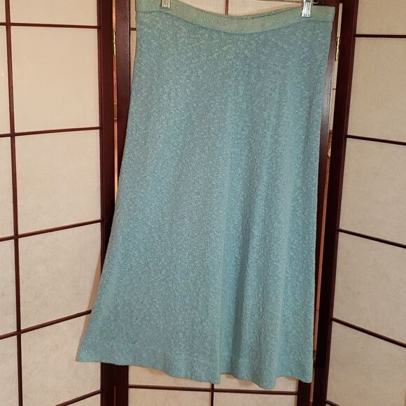 VNTG 70's DiCosta Baby Blue Sweater/Skirt Set - Picture 3 of 11